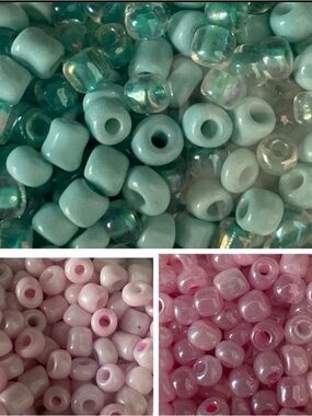 Glass seed beads for jewelry making